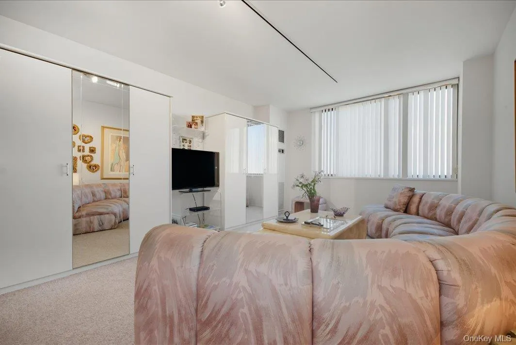 Living room featuring carpet flooring Living room featuring carpet flooring