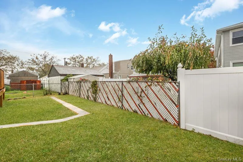 View of fenced backyard View of fenced backyard