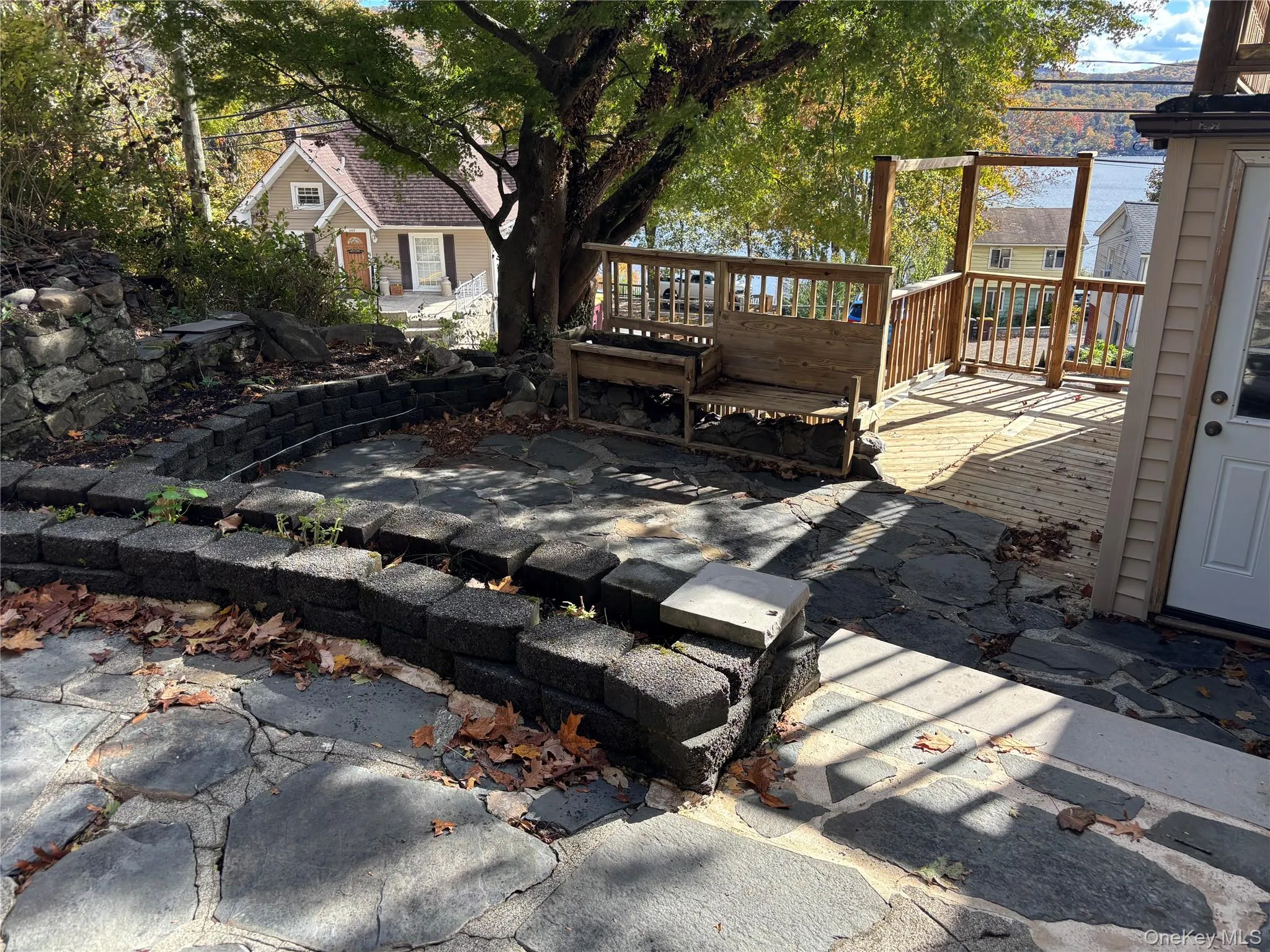 View of wooden deck View of wooden deck
