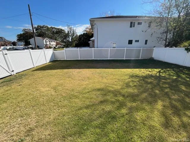 View of fenced backyard View of fenced backyard