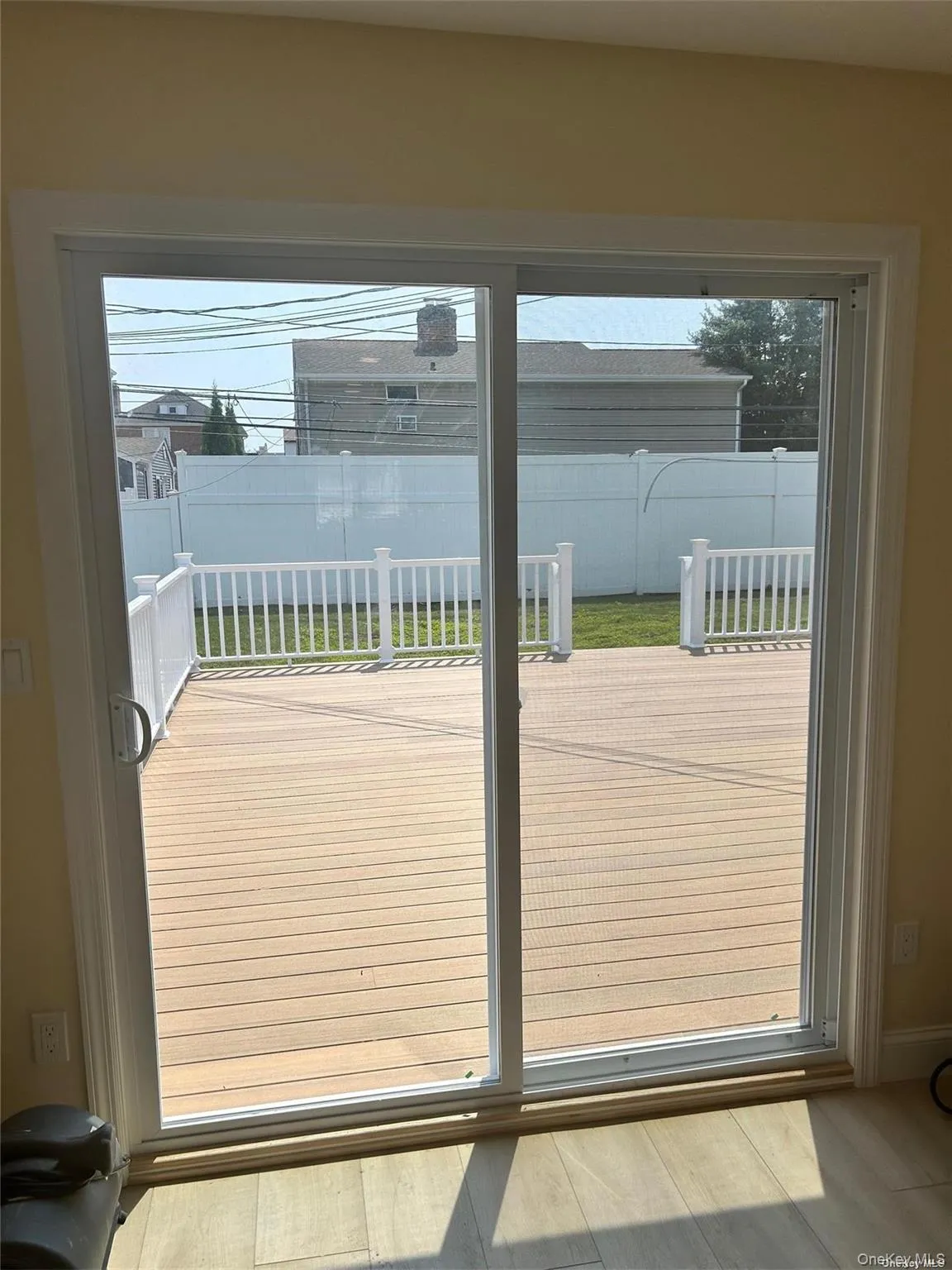 Slide doors to yard Slide doors to yard