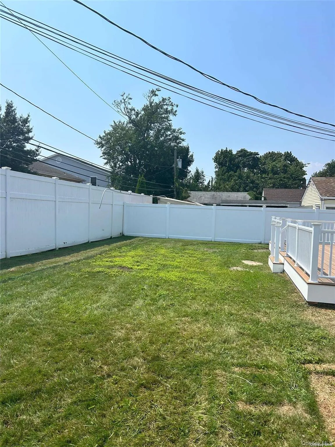 fenced in yard fenced in yard