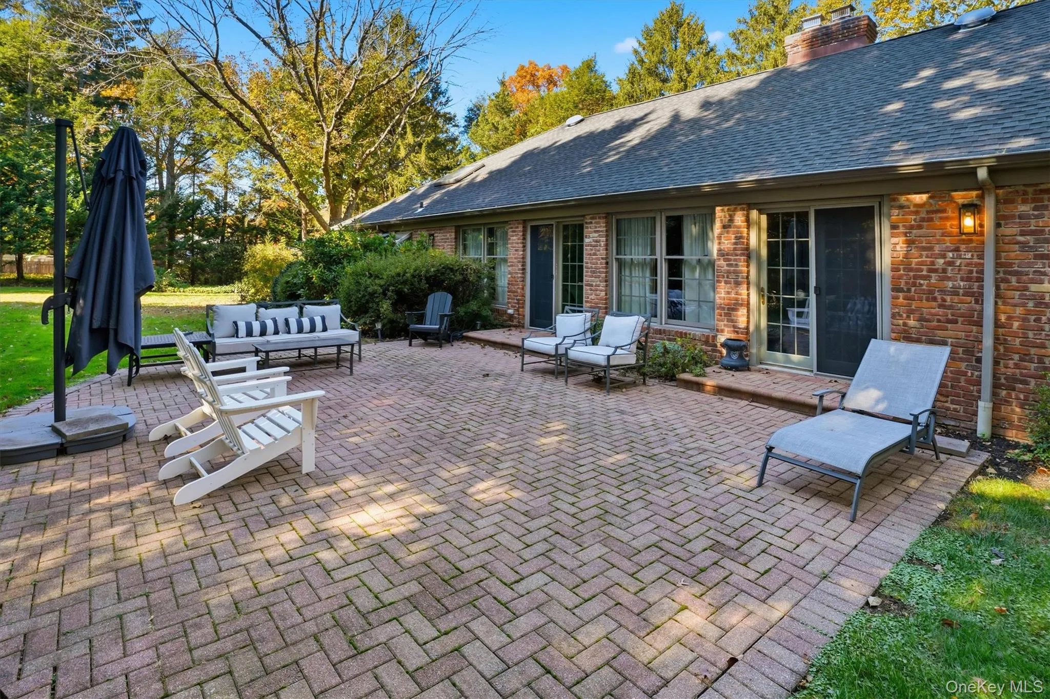 View of patio with outdoor lounge area View of patio with outdoor lounge area
