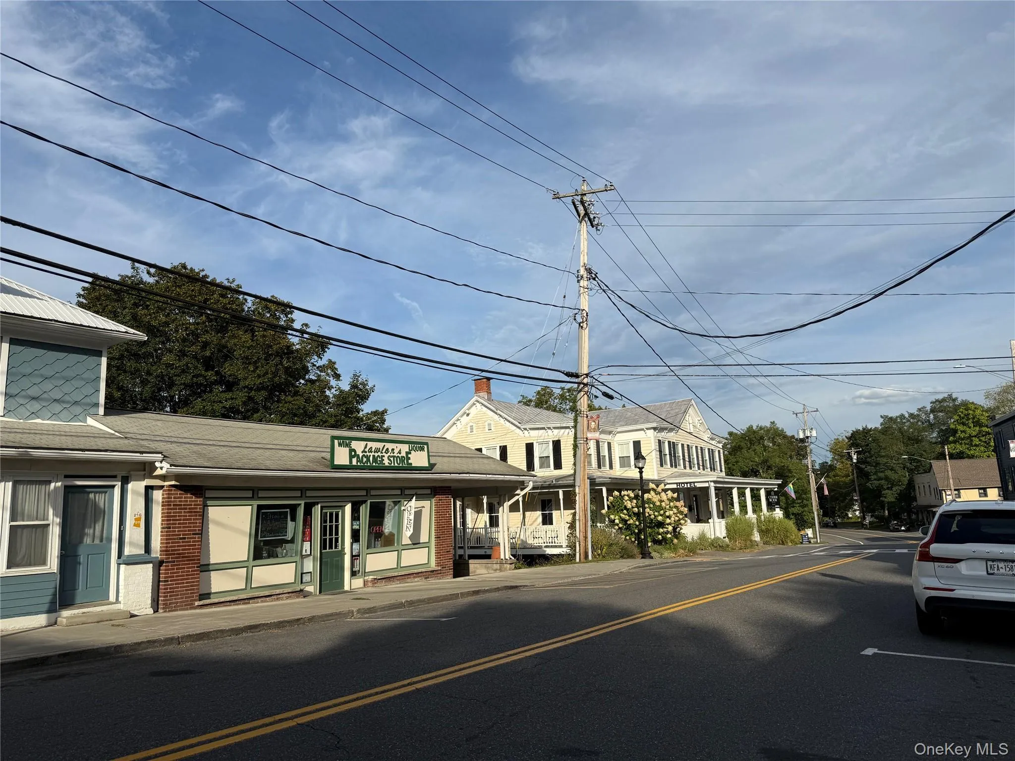 View of asphalt street with curbs View of asphalt street with curbs