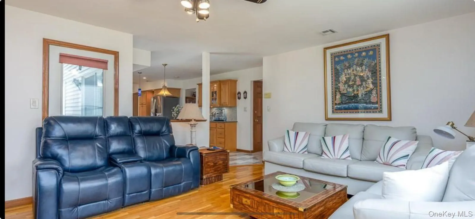Living room featuring wood finished floors Living room featuring wood finished floors