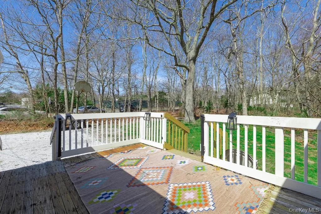 View of wooden deck View of wooden deck