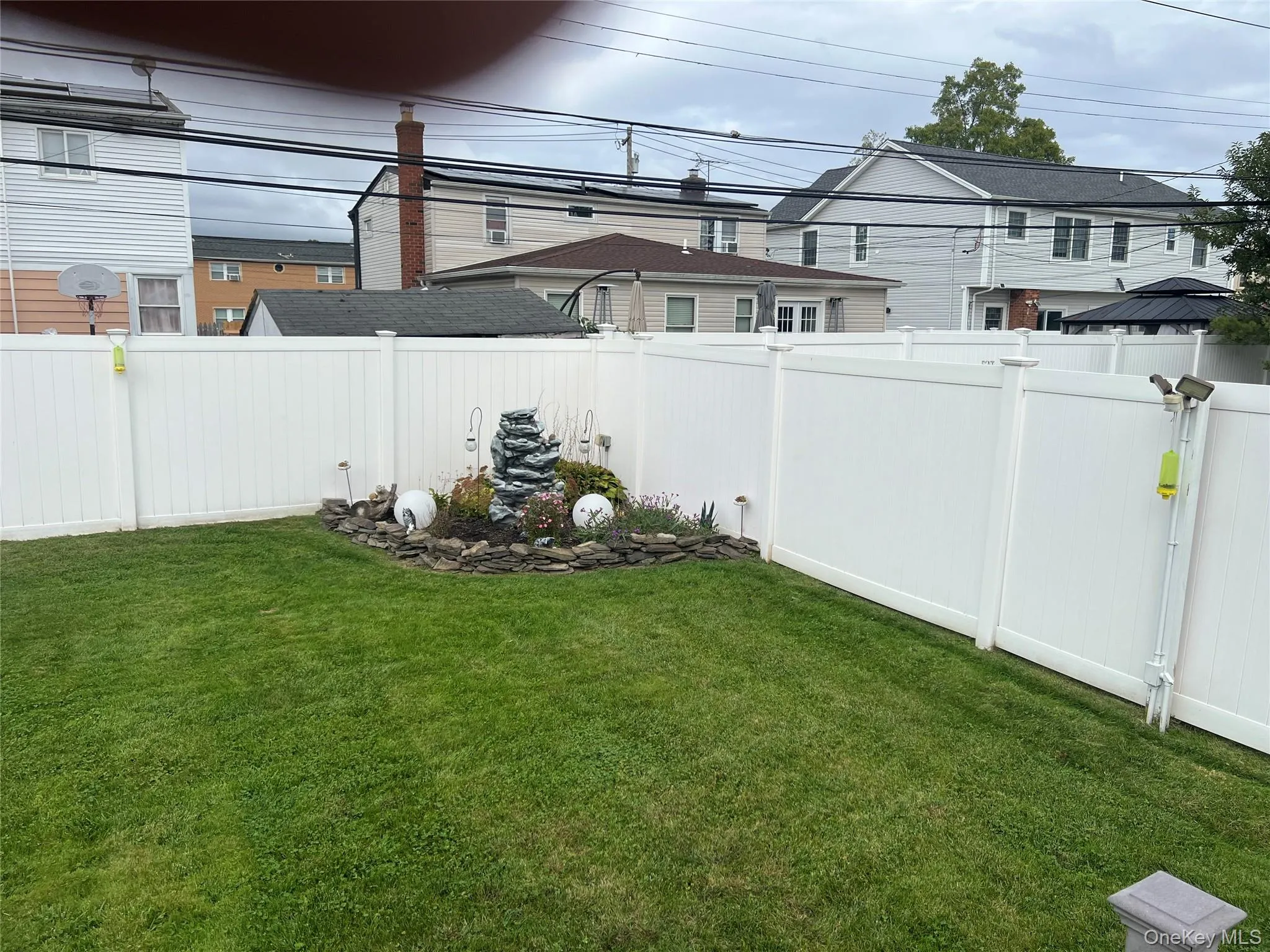 View of fenced backyard View of fenced backyard