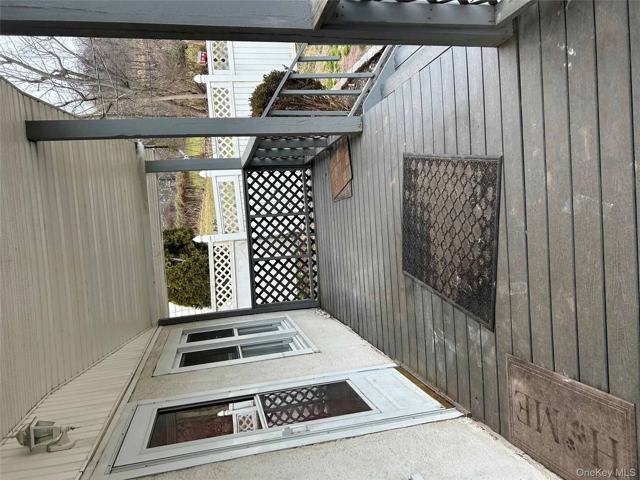 View of wooden porch View of wooden porch