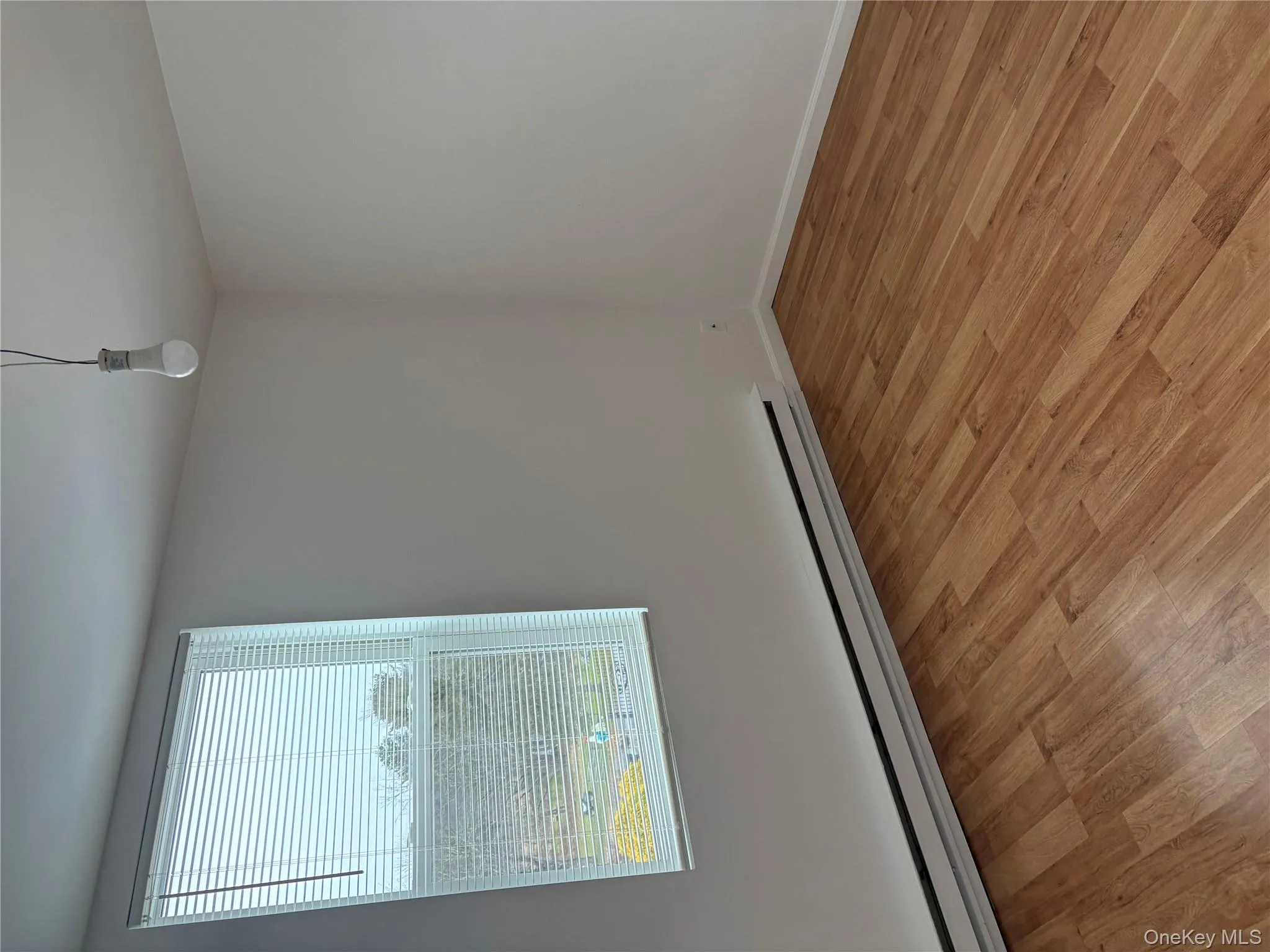 Spare room featuring baseboard heating and light wood finished floors Spare room featuring baseboard heating and light wood finished floors