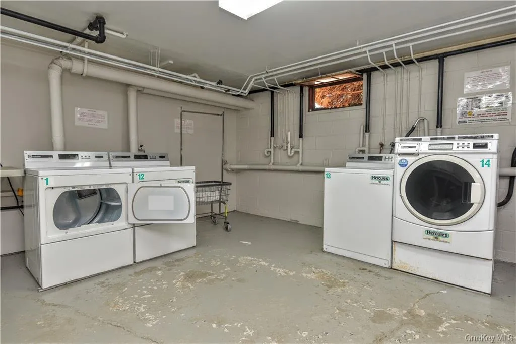 Shared laundry with washing machine and dryer Shared laundry with washing machine and dryer