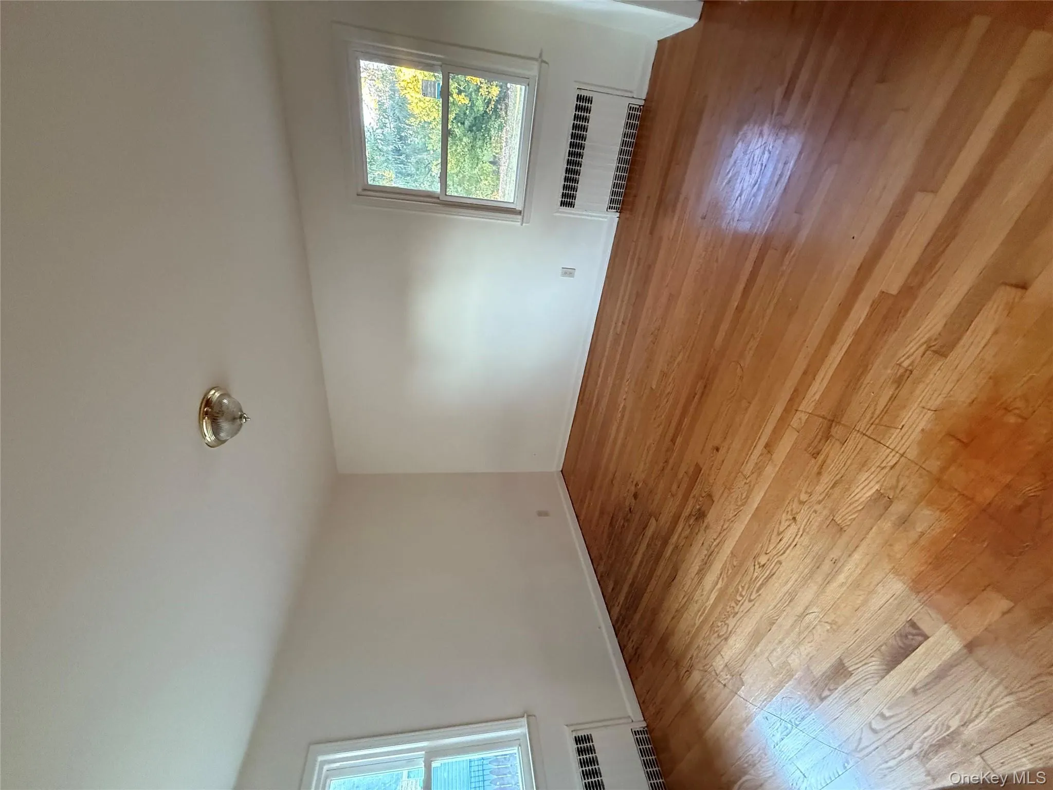 Unfurnished room with healthy amount of natural light, radiator heating unit, and light wood finished floors Unfurnished room with healthy amount of natural light, radiator heating unit, and light wood finished floors