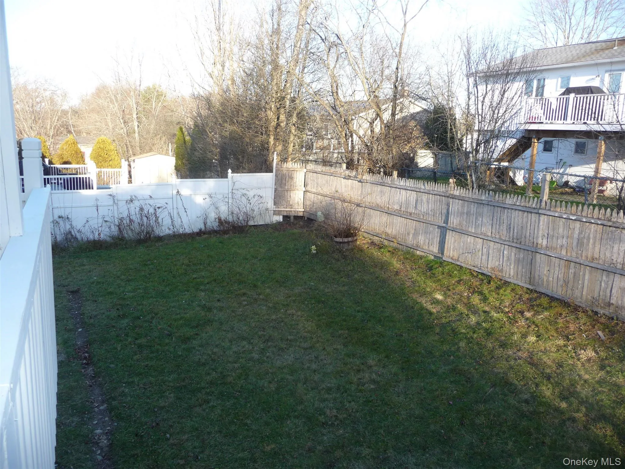 View of fenced backyard View of fenced backyard