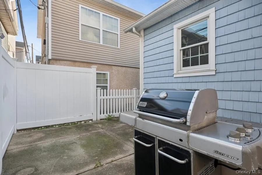 View of patio with grilling area View of patio with grilling area