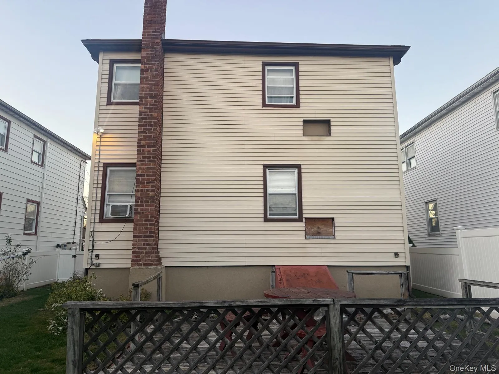 Back of property Back of property