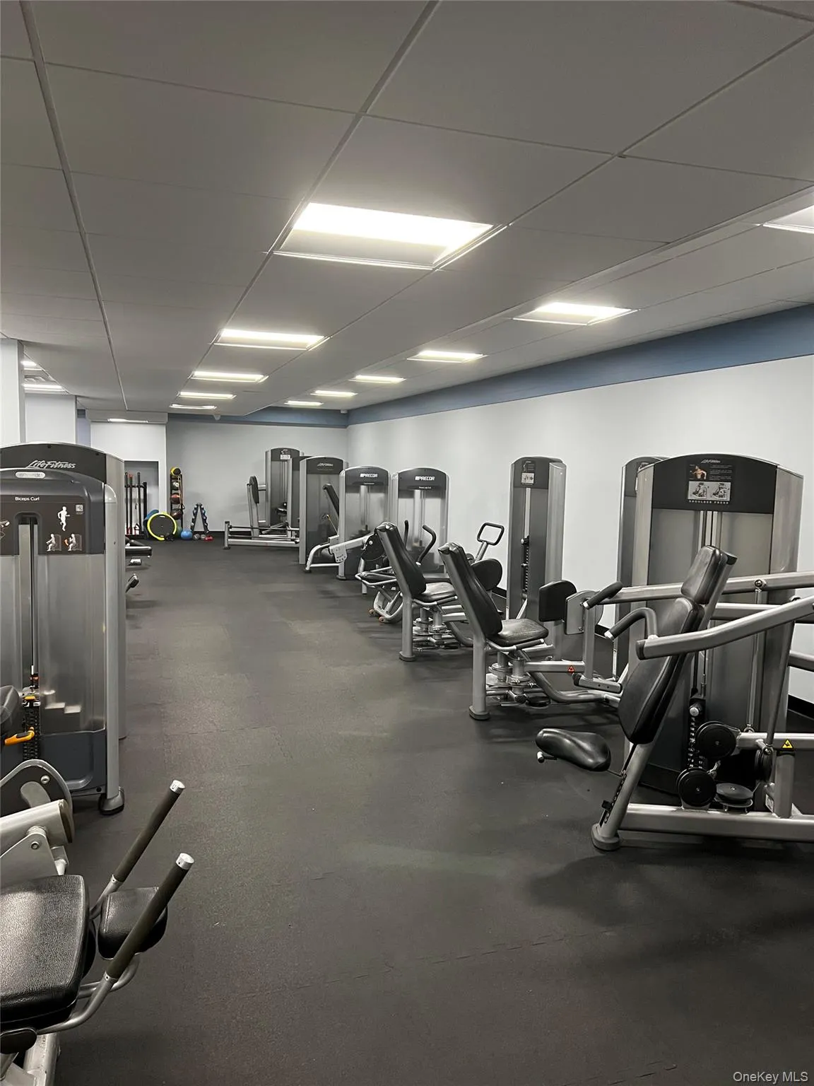 Exercise room in Swim & Fitness Center. Exercise room in Swim & Fitness Center.
