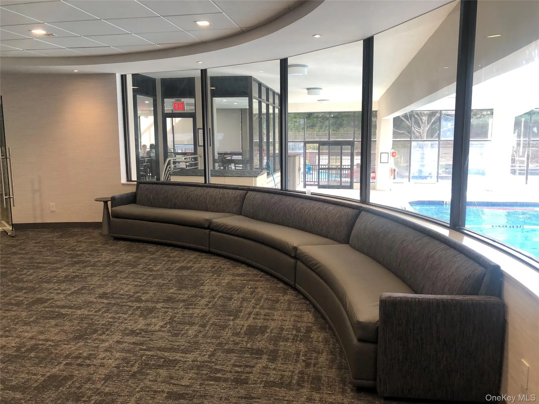 Overlooking the fabulous saltwater indoor pool. Overlooking the fabulous saltwater indoor pool.