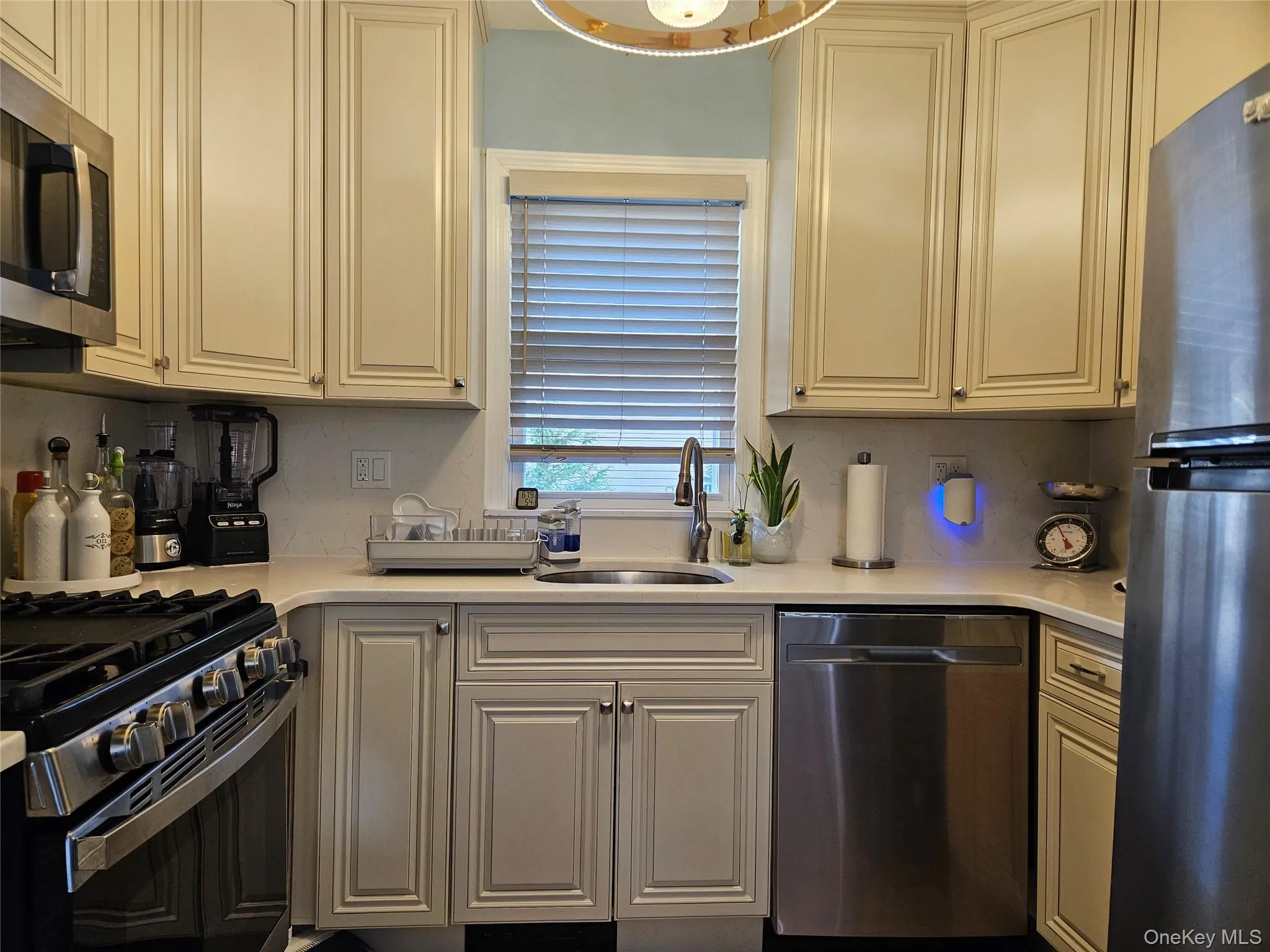 Kitchen with stainless appliances Kitchen with stainless appliances