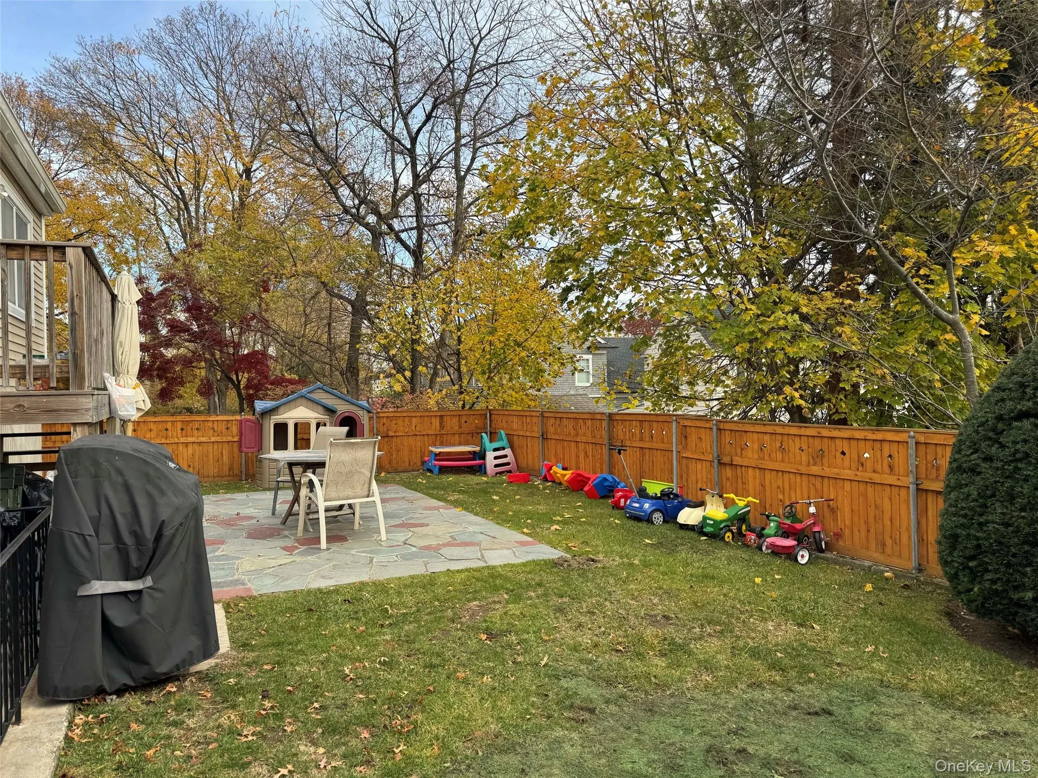 Fenced backyard featuring a patio Fenced backyard featuring a patio