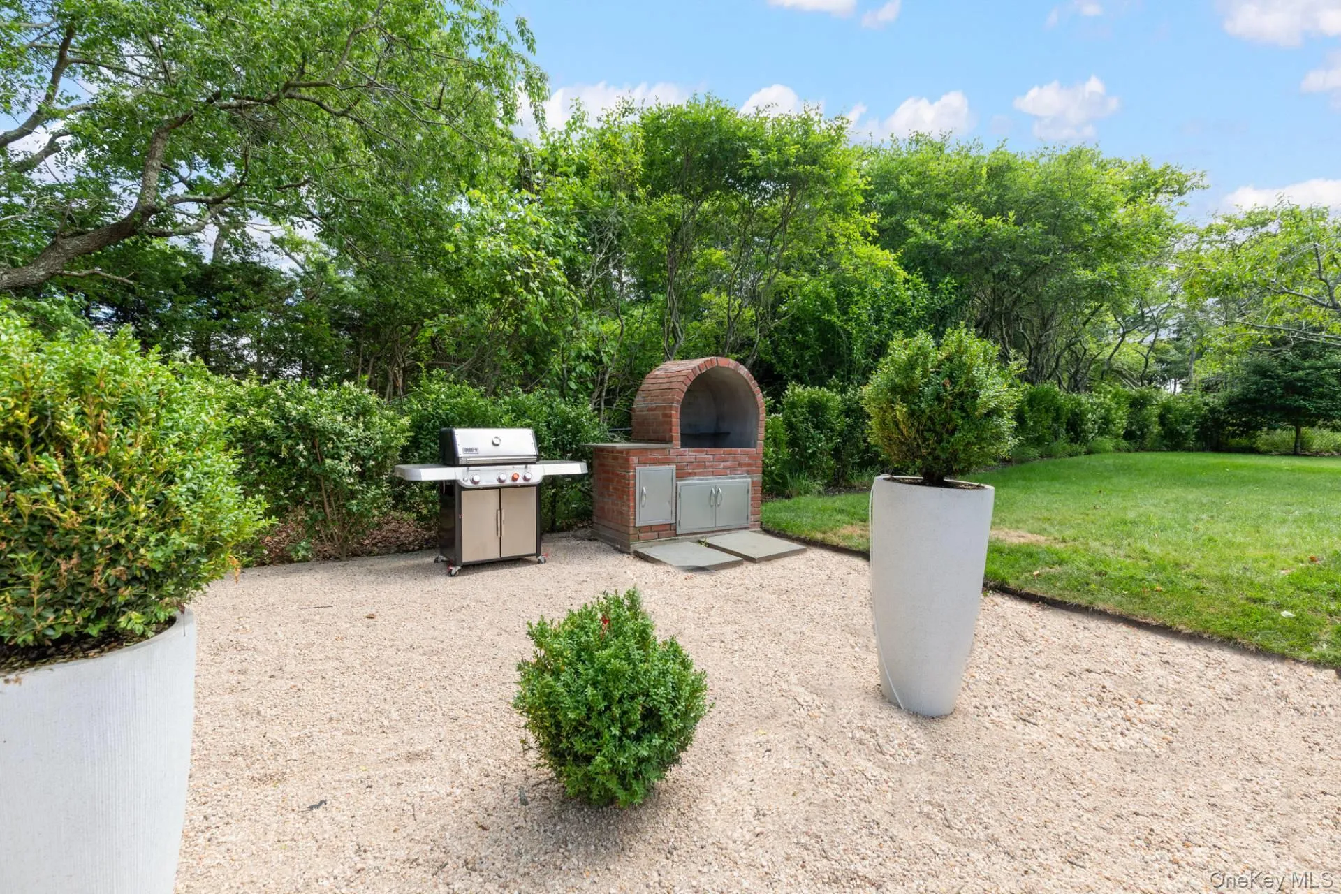 View of patio with area for grilling View of patio with area for grilling