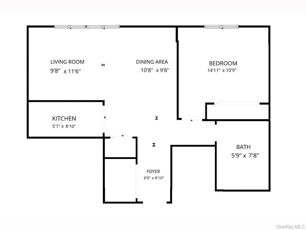 View of room layout View of room layout