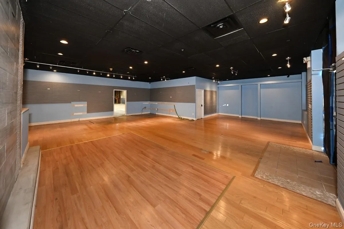 Spare room with light wood-style flooring and recessed lighting Spare room with light wood-style flooring and recessed lighting