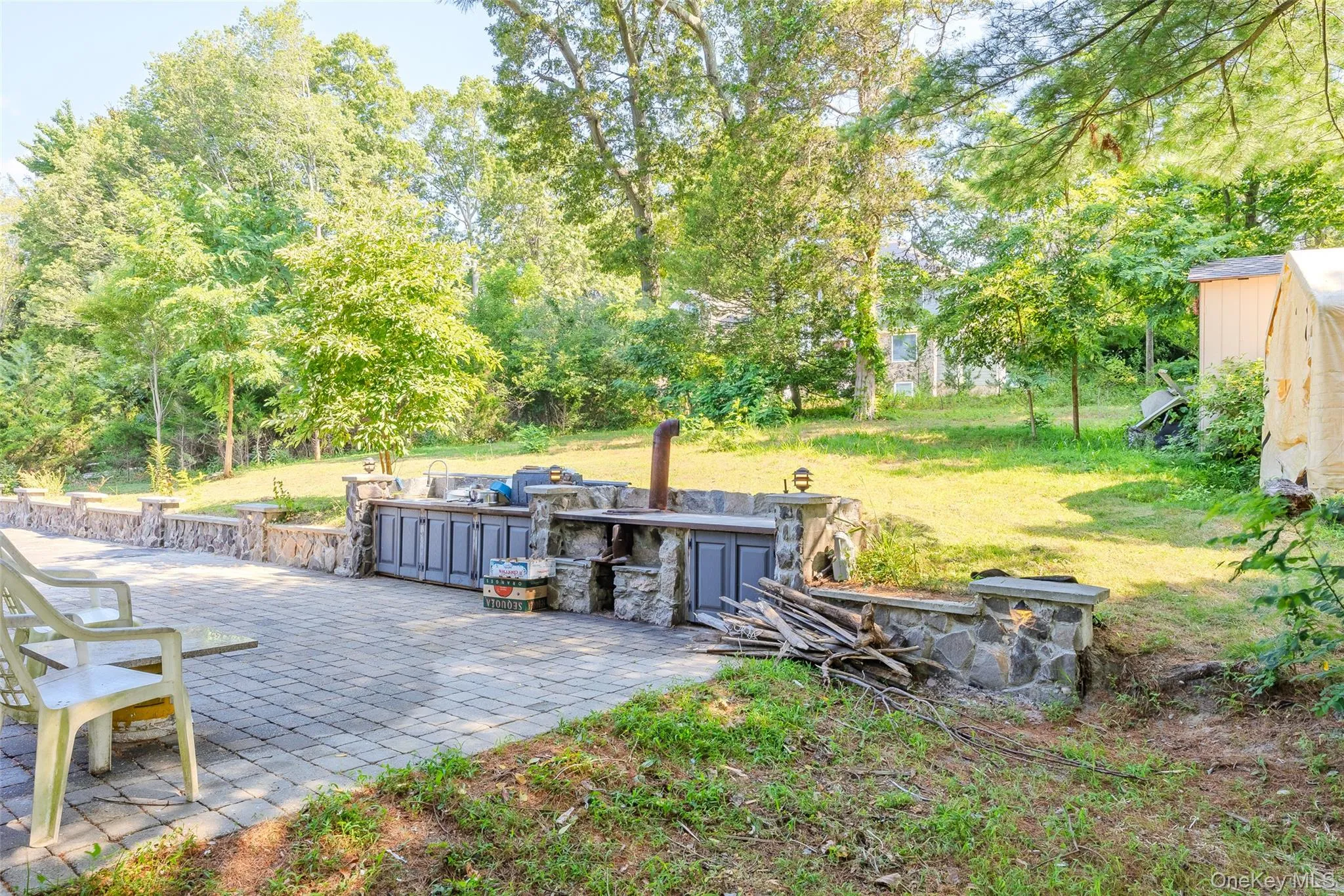 View of patio / terrace with view of scattered trees View of patio / terrace with view of scattered trees