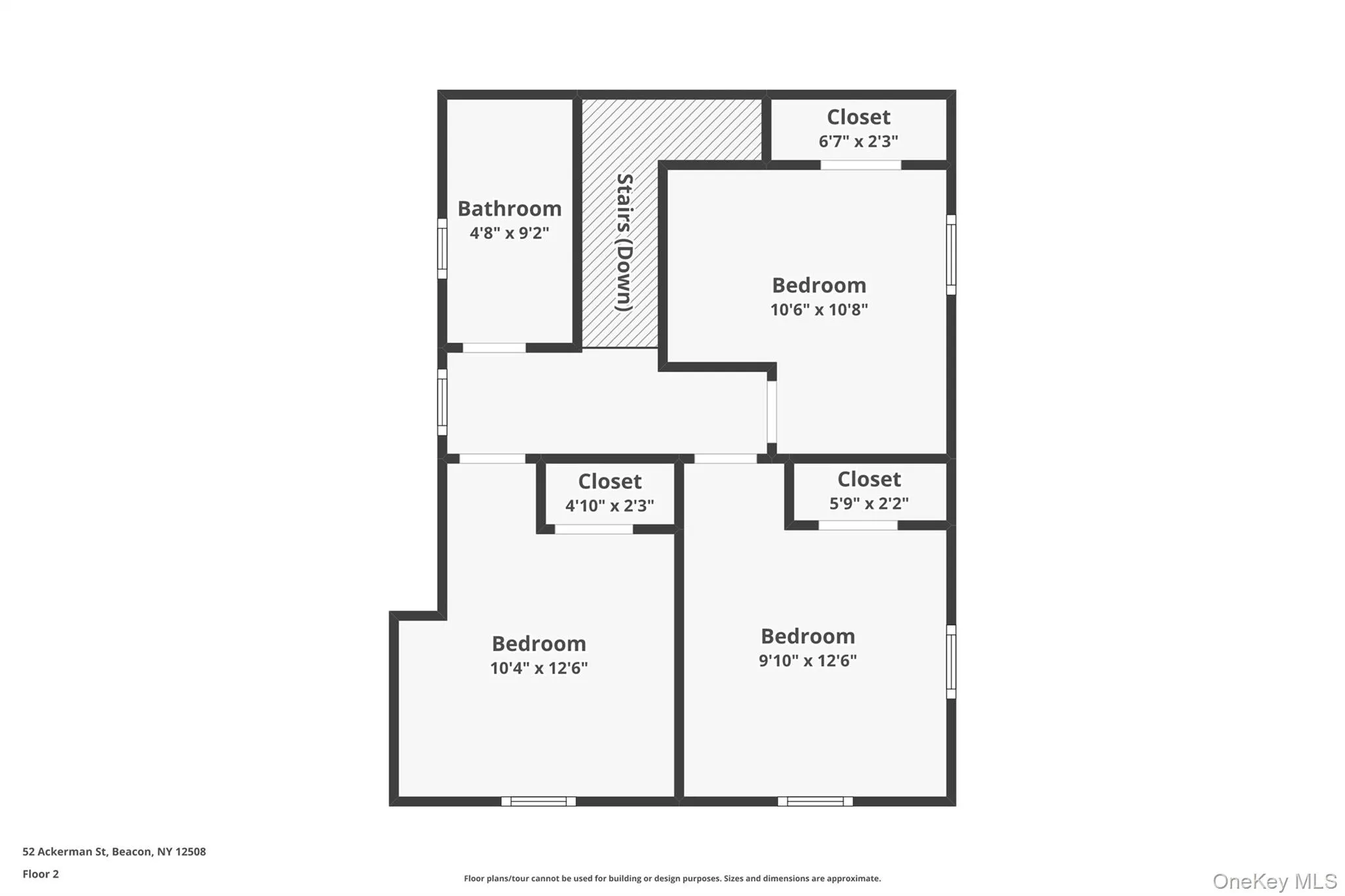 View of 2nd floor floor plan / room layout View of 2nd floor floor plan / room layout