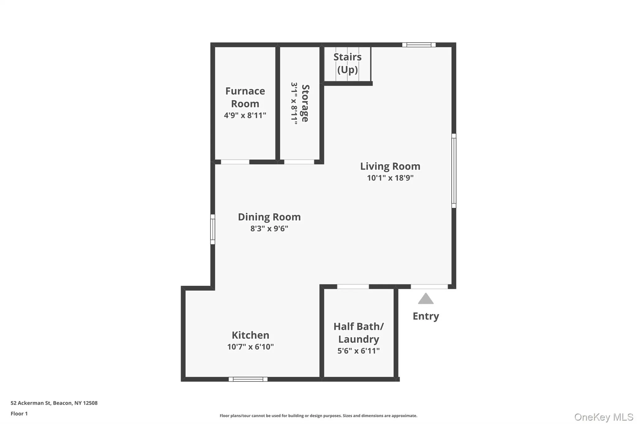 View of 1st floor floor plan / room layout View of 1st floor floor plan / room layout