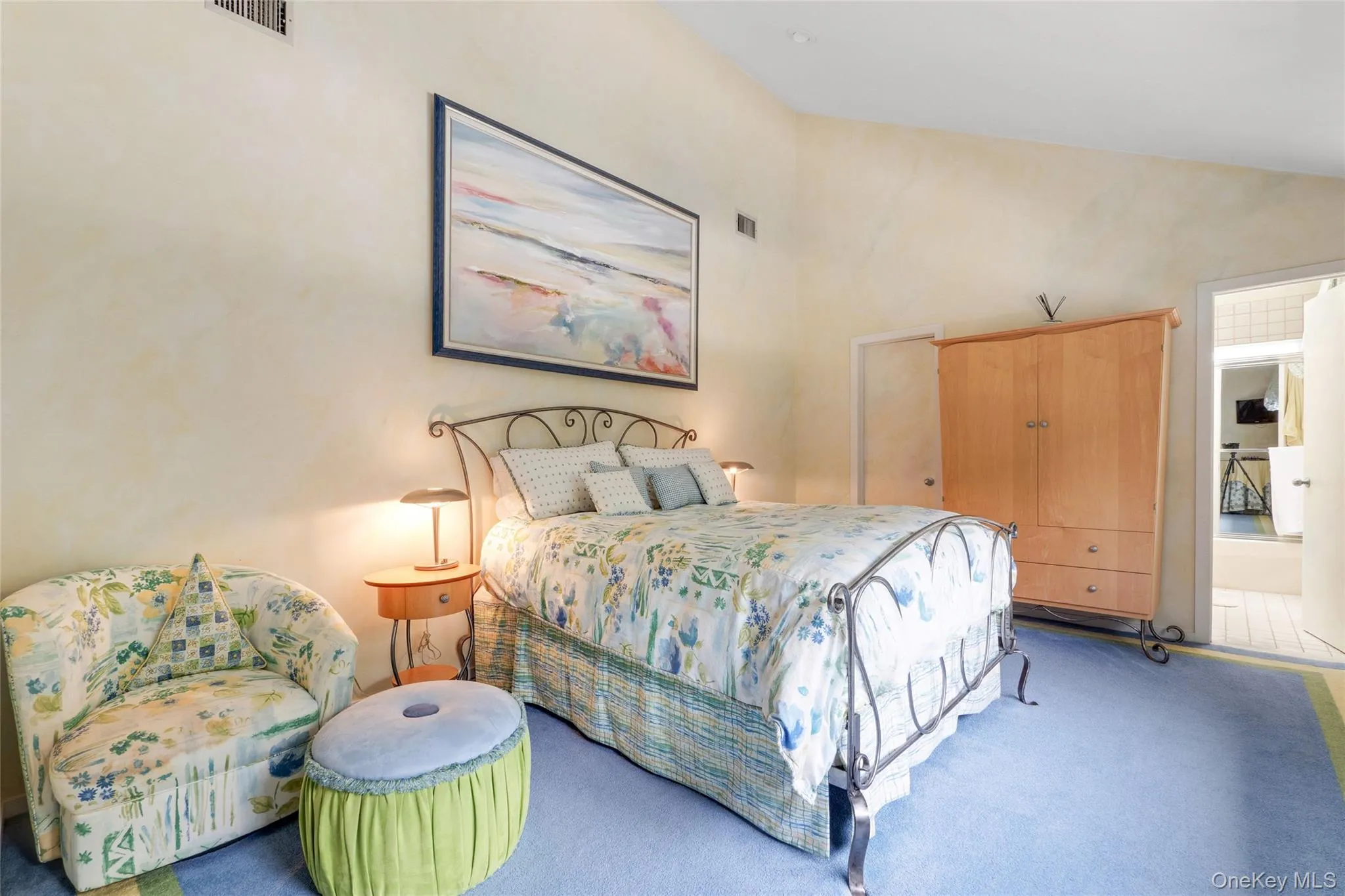 View of carpeted bedroom View of carpeted bedroom