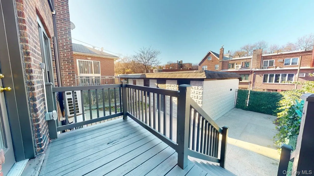 View of wooden terrace View of wooden terrace