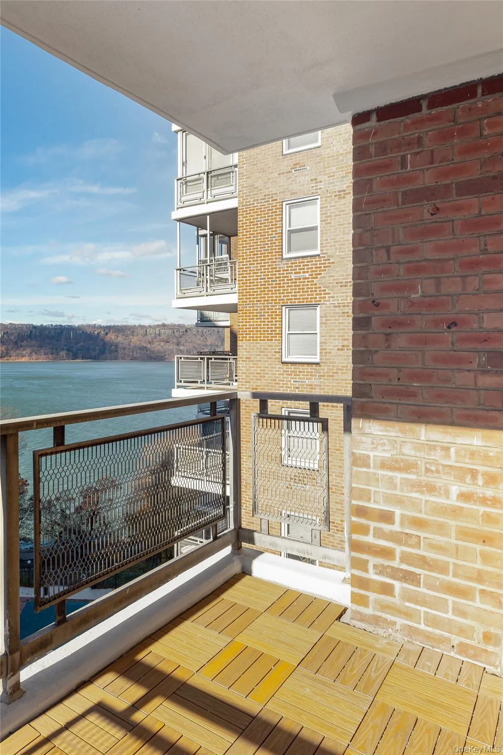 Balcony with a water view Balcony with a water view