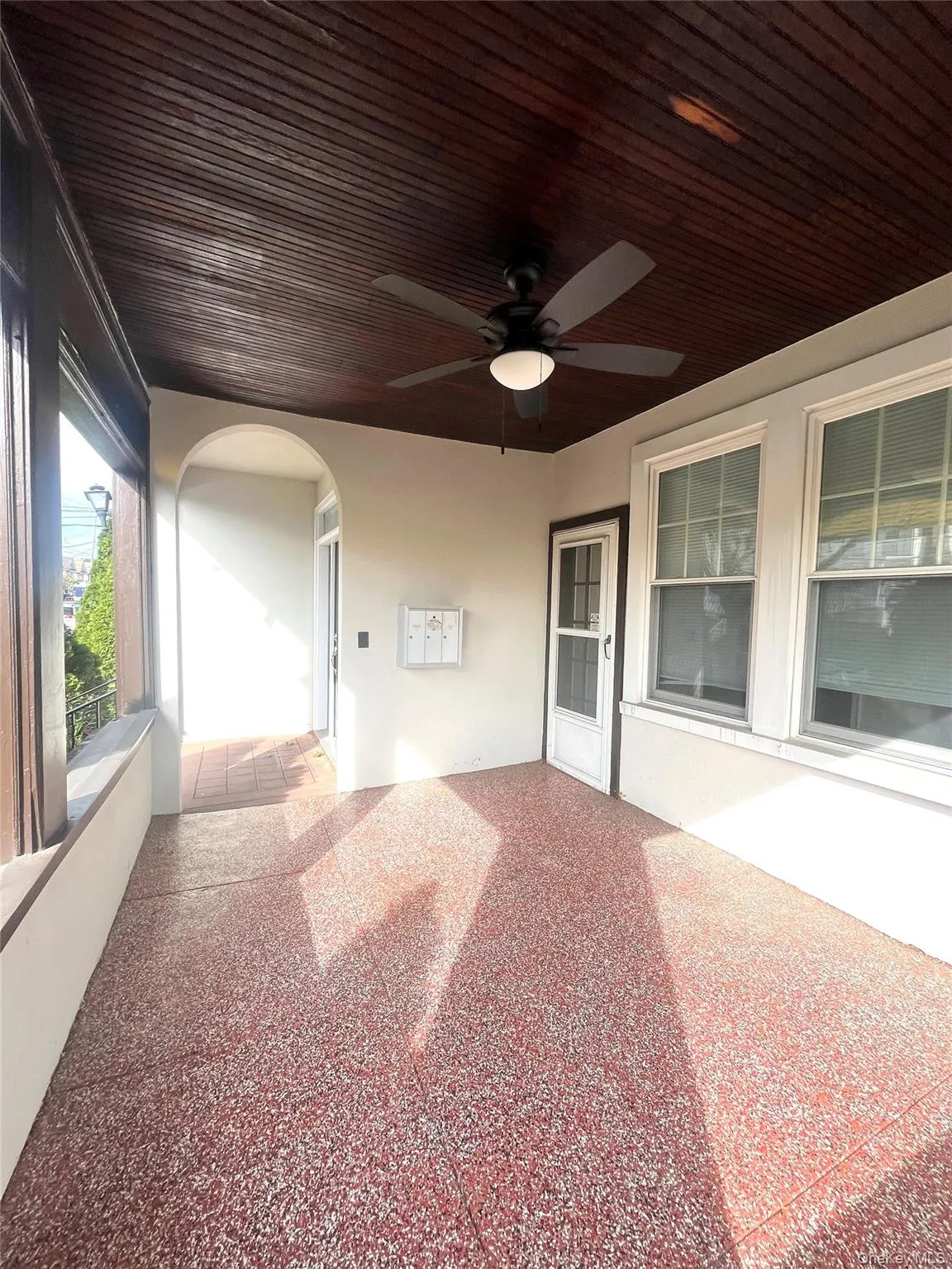 View of patio / terrace with ceiling fan View of patio / terrace with ceiling fan