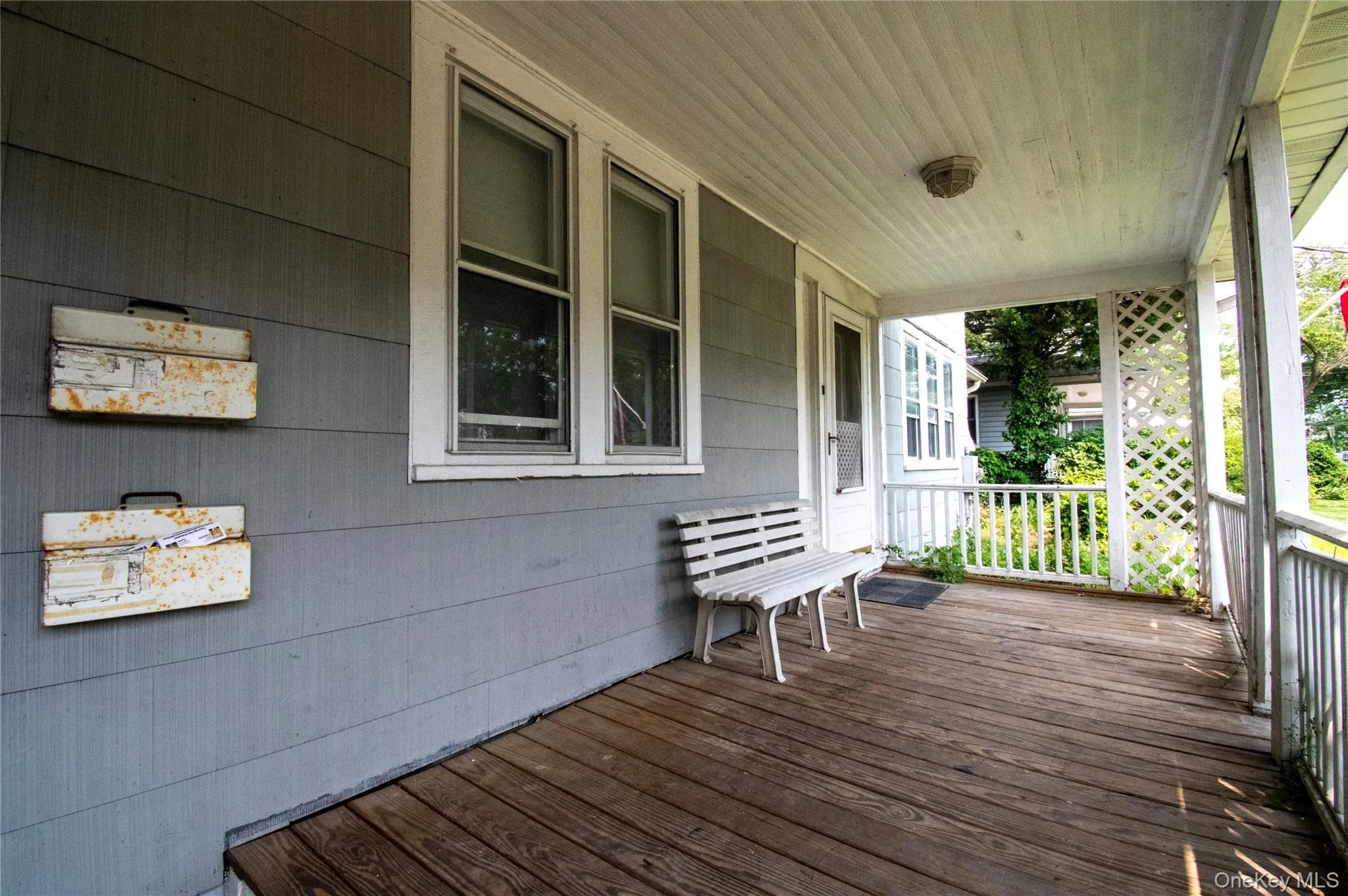 View of wooden porch View of wooden porch