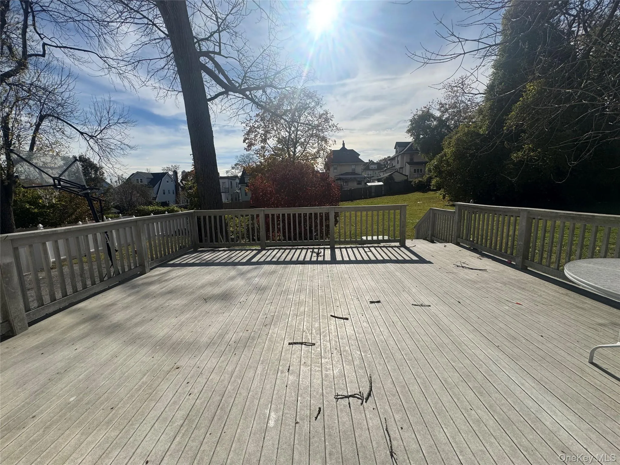 Deck featuring a residential view Deck featuring a residential view
