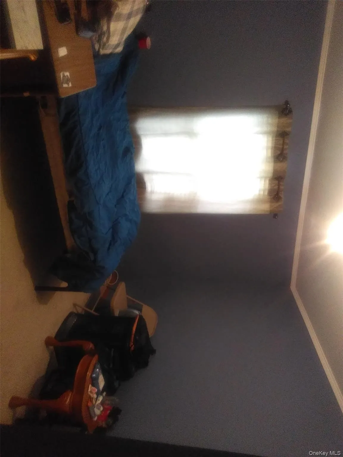 Bedroom with carpet flooring and crown molding Bedroom with carpet flooring and crown molding