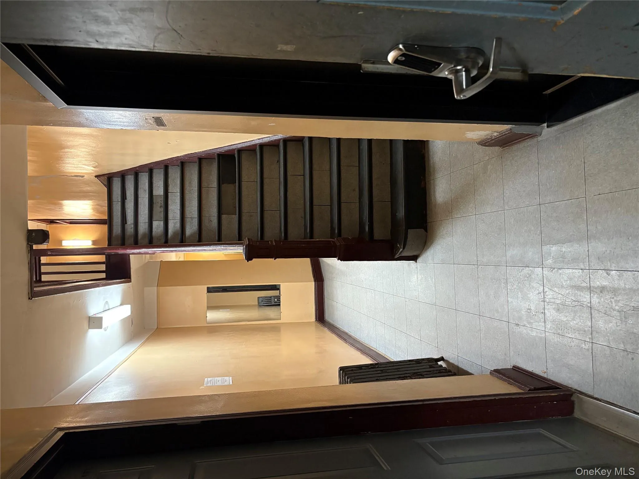 Stairs with baseboards Stairs with baseboards