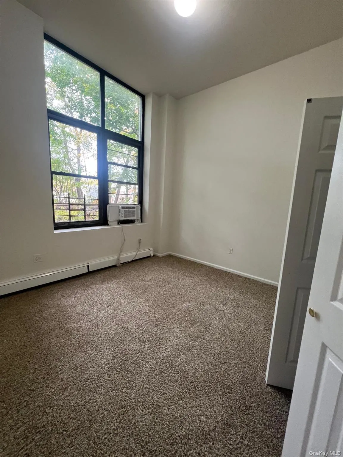 Spare room with a baseboard radiator and baseboards Spare room with a baseboard radiator and baseboards