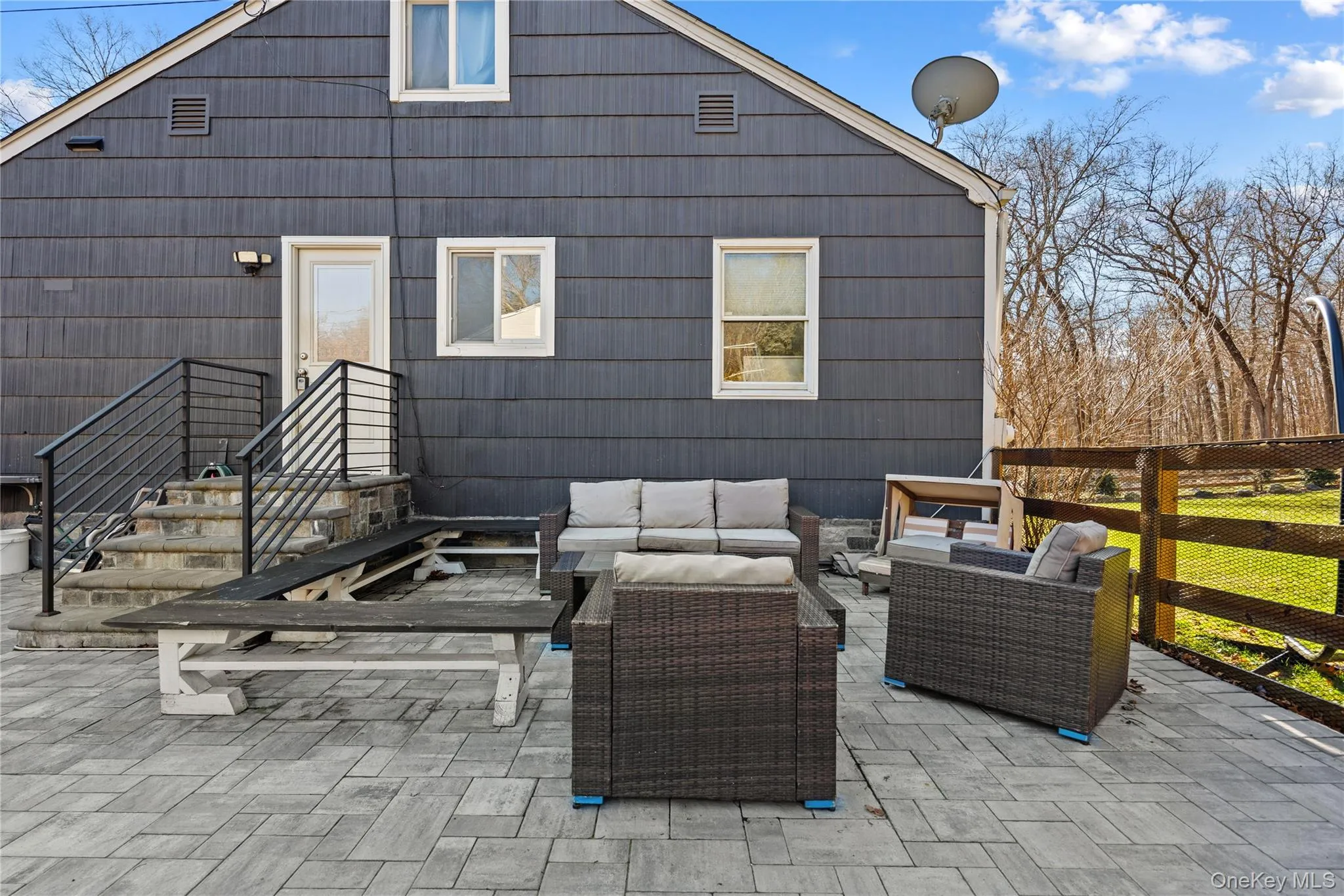 View of patio with an outdoor hangout area View of patio with an outdoor hangout area