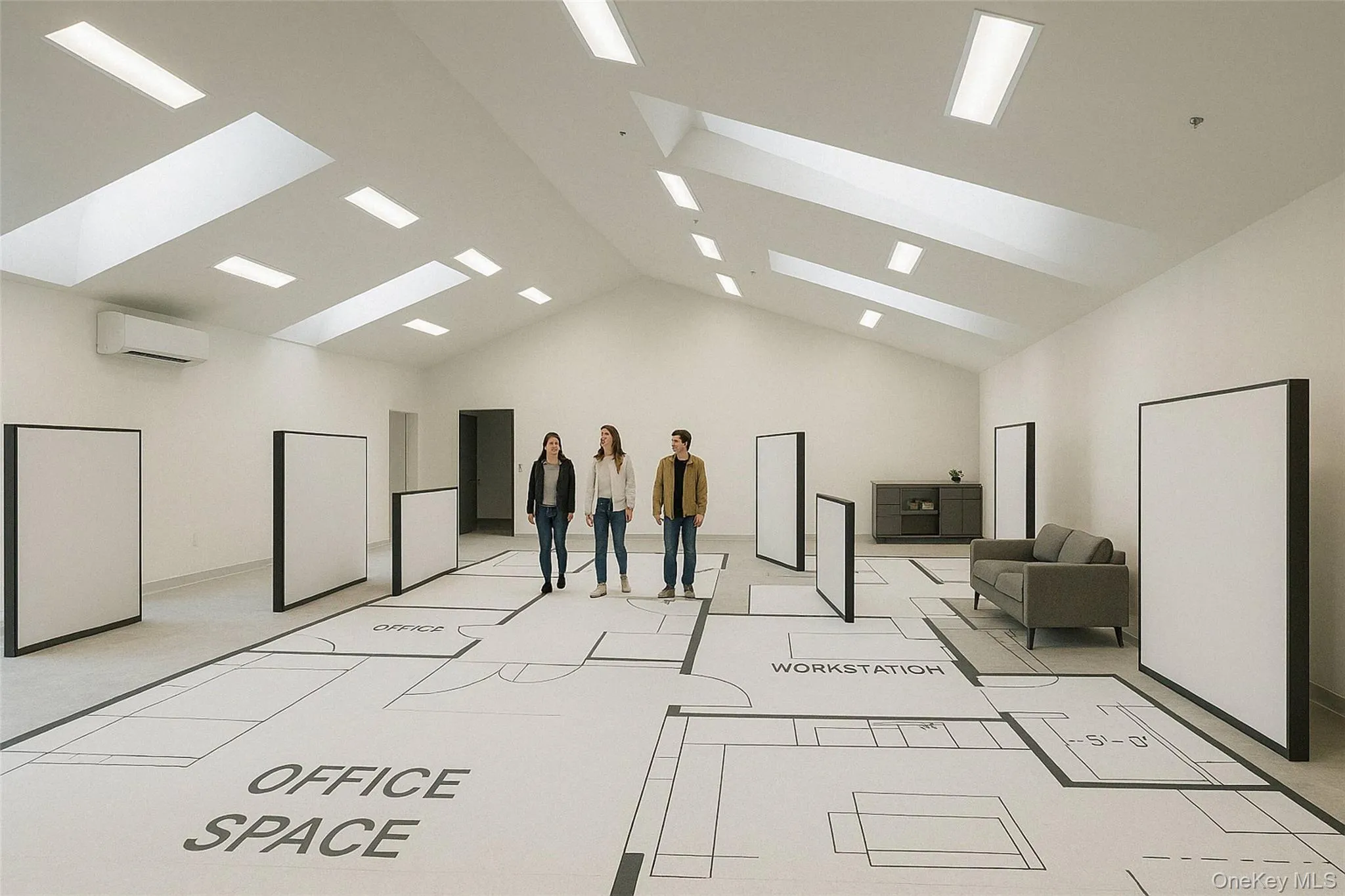 Building lobby featuring high vaulted ceiling Building lobby featuring high vaulted ceiling