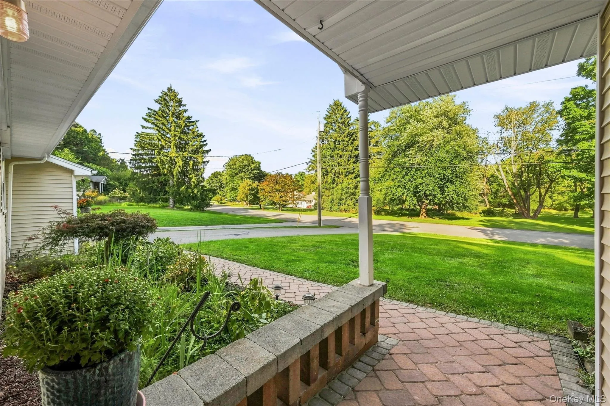The view from the front door... You are in a neighborhood yet directly across from the greenery... The view from the front door... You are in a neighborhood yet directly across from the greenery...