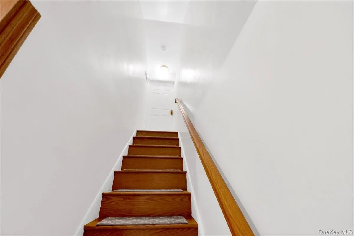 Stairs leading up to the apartment Stairs leading up to the apartment