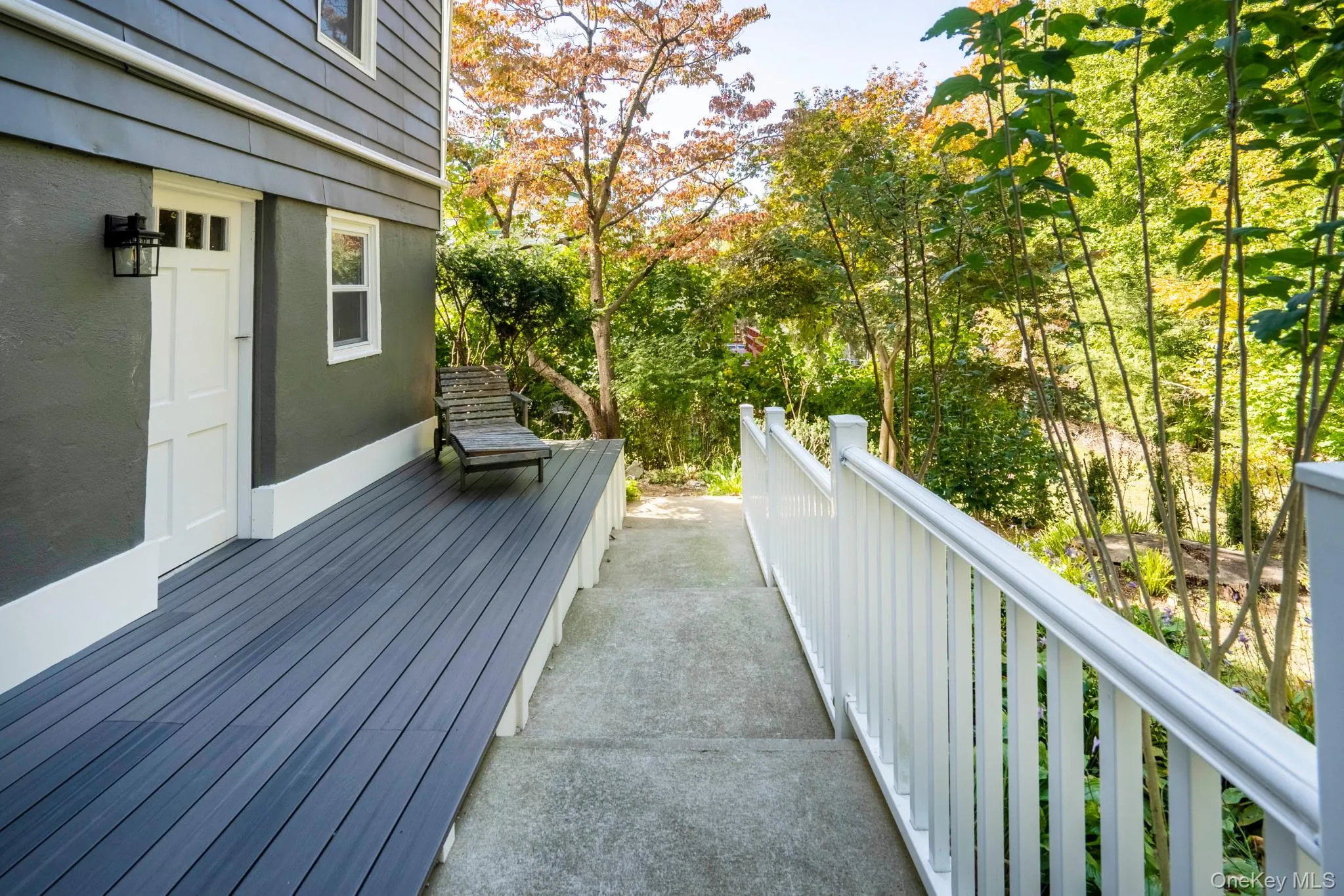 Deck outside of basement bedroom/flex-space Deck outside of basement bedroom/flex-space