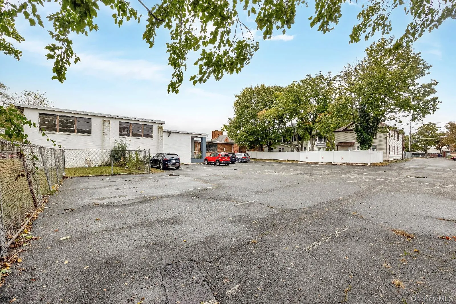 View of uncovered parking lot View of uncovered parking lot