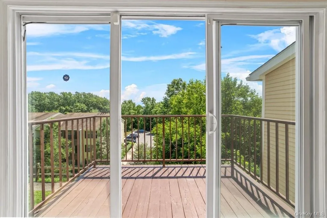 Deck off of Living Room Deck off of Living Room