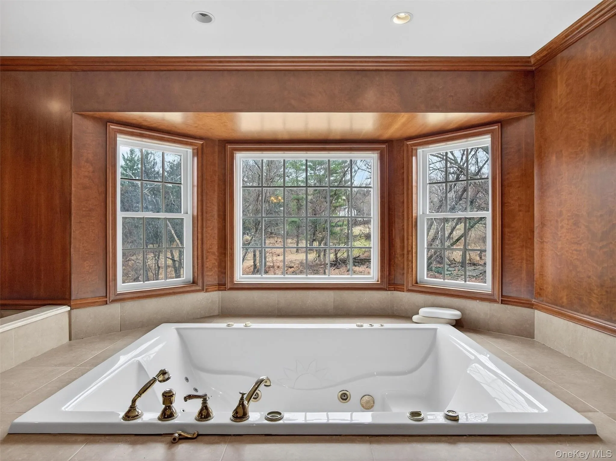 Full bath featuring a whirlpool tub and healthy amount of natural light Full bath featuring a whirlpool tub and healthy amount of natural light