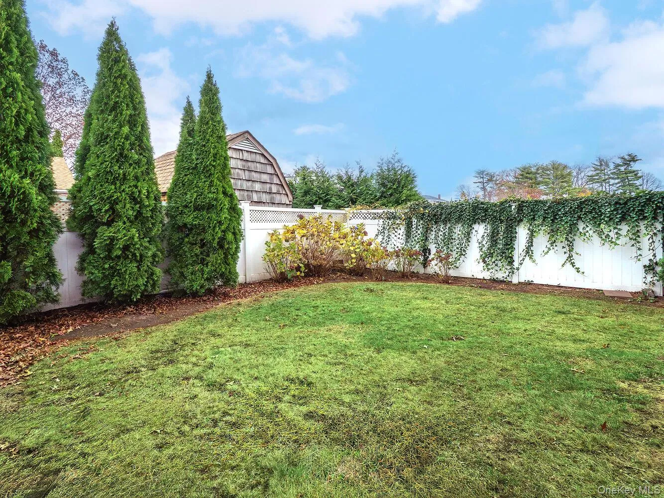 View of fenced backyard View of fenced backyard