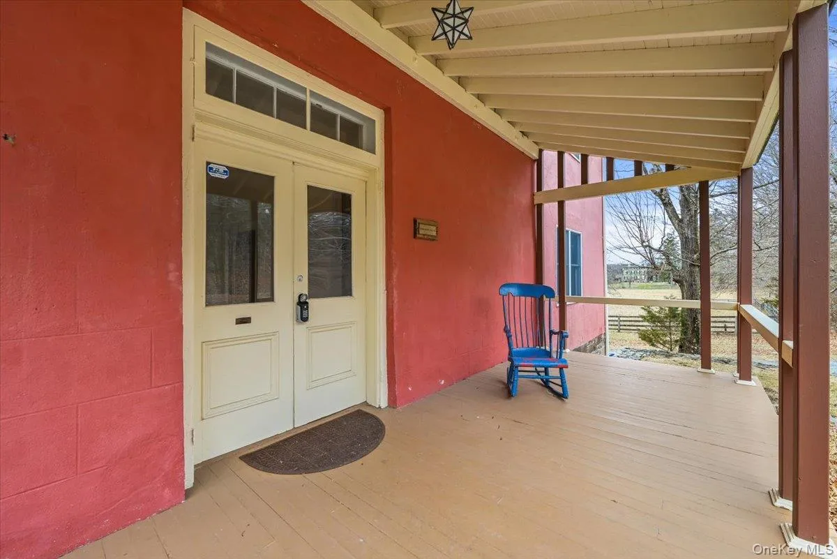 Deck featuring french doors Deck featuring french doors
