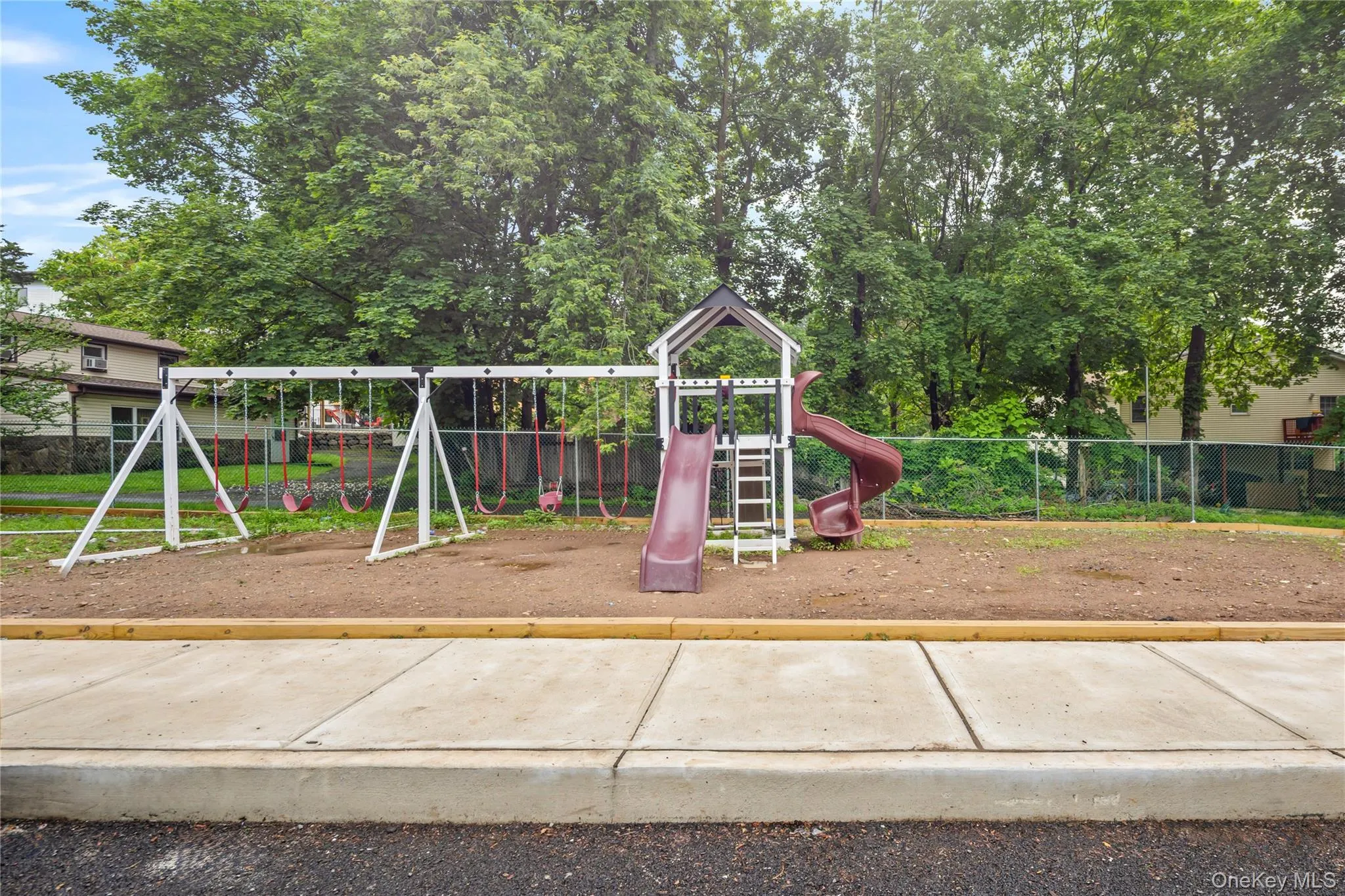 View of community jungle gym View of community jungle gym