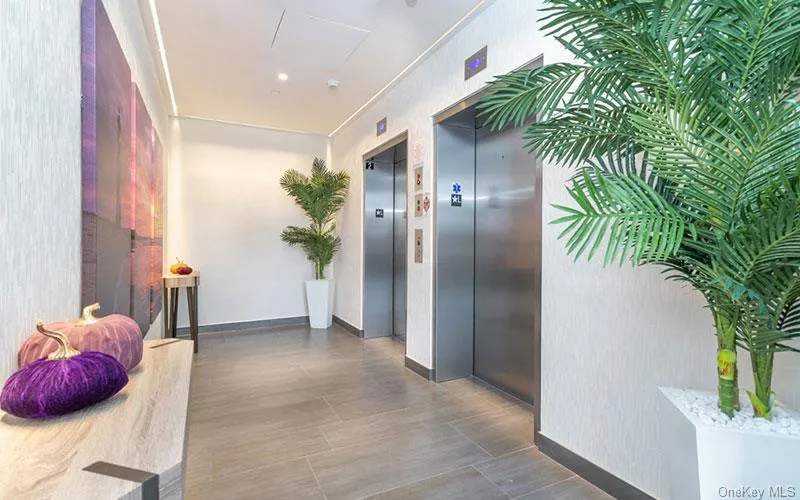 Hall featuring elevator Hall featuring elevator