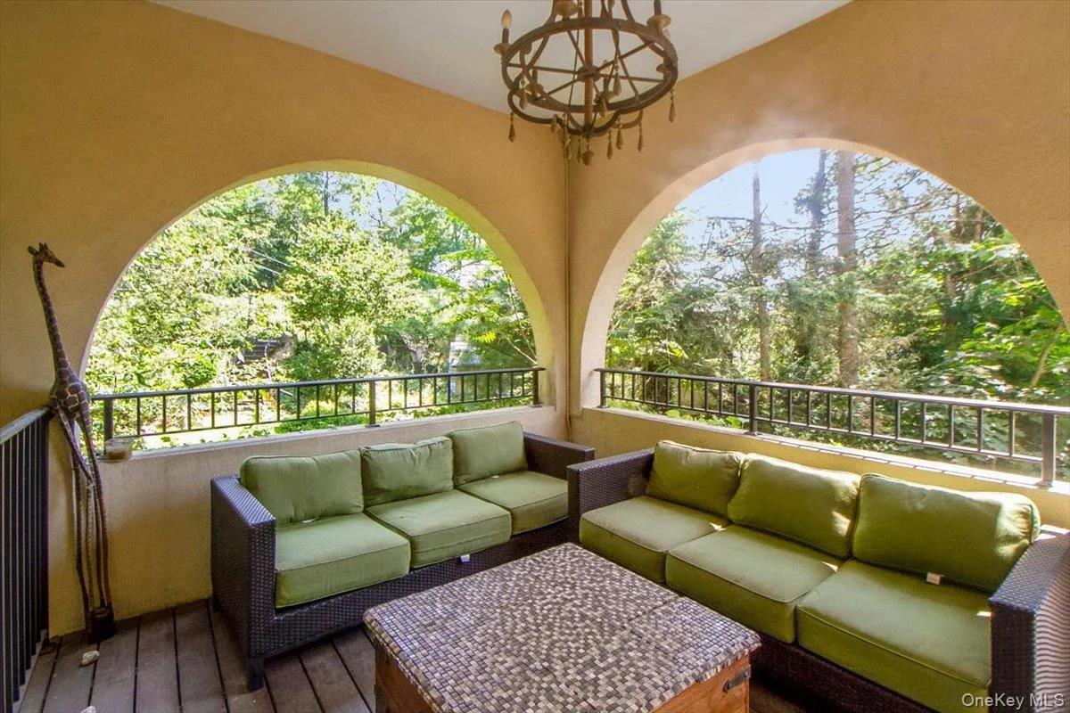 Wooden deck featuring an outdoor living space Wooden deck featuring an outdoor living space